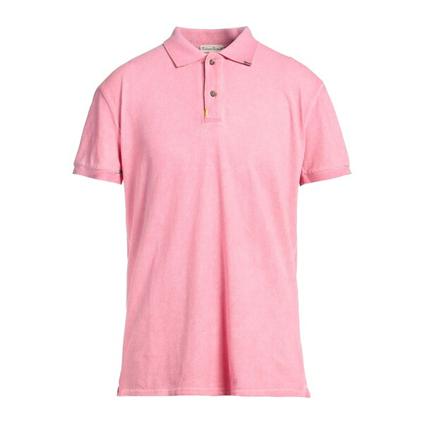 【貨物輸送無料】 カシミヤ相手 メンズ プルオーバー トップス Polo shirts Pink