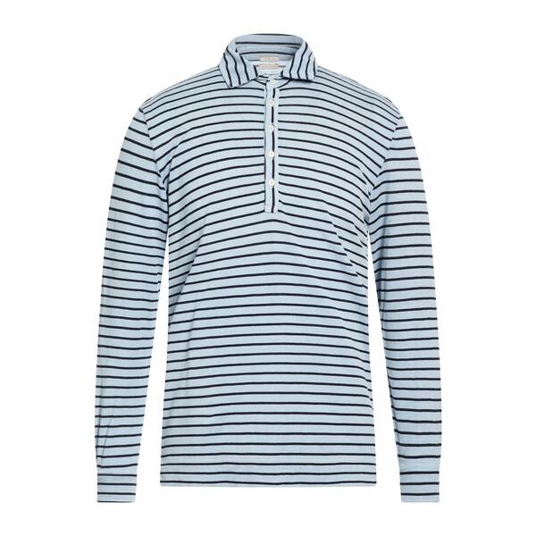 【貨物輸送無料】 マッシモ アルバ メンズ プルオーバー トップス Polo shirts Azure