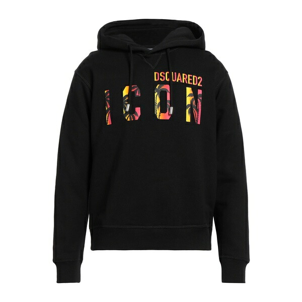 【送料無料】 ディースクエアード メンズ パーカー・スウェットシャツ アウター Sweatshirts Black｜asty 59,290円