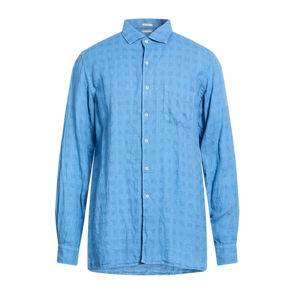 【送料無料】 マッシモ アルバ メンズ シャツ トップス Shirts Blue|asty