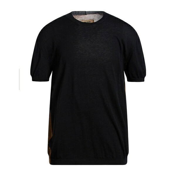 【送料無料】 ユマ・ワン メンズ ニット&セーター アウター Sweaters Black｜asty