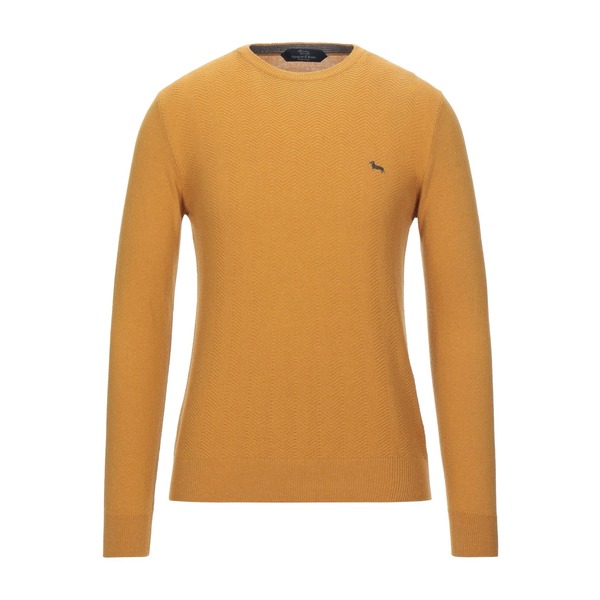【貨物輸送無料】 ハーモント \u0026 知恵袋 メンズ 編み物\u0026プルオーバー アウター Sweaters Yellow