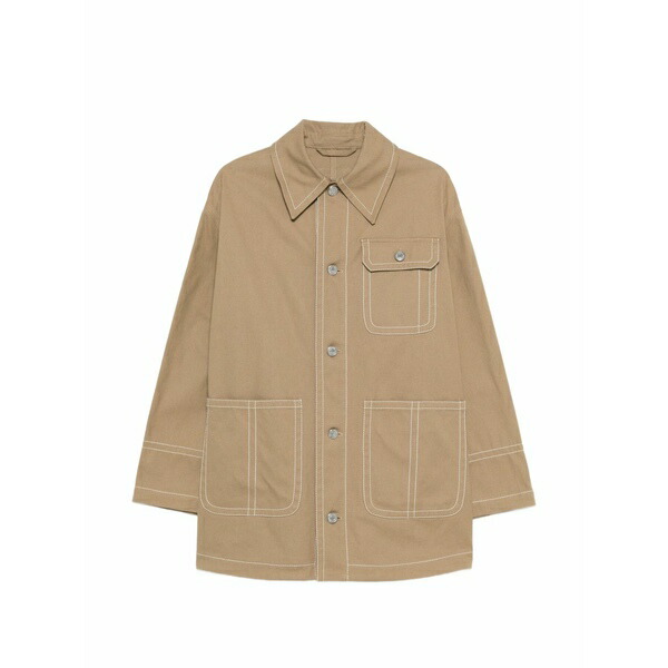 意中の女 レディース 上衣＆上衣 アウター Pocket topstitching jacket Neutrals