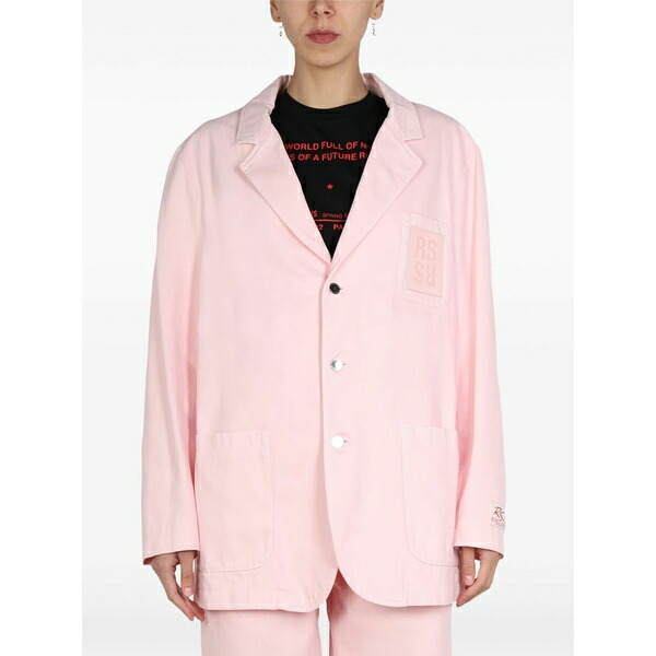 ラフ・シモンズ レディース 上衣＆上衣 アウター Button-fastening blazer Pink