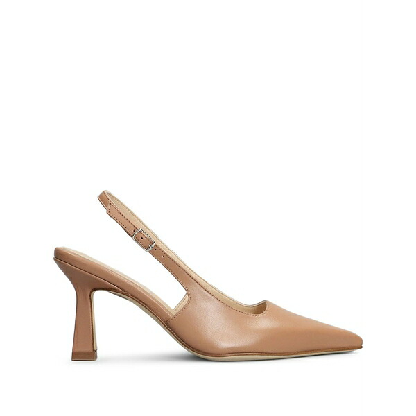 アンナ・エフ レディース パンプス シューズ 65粍 leather pumps Brown