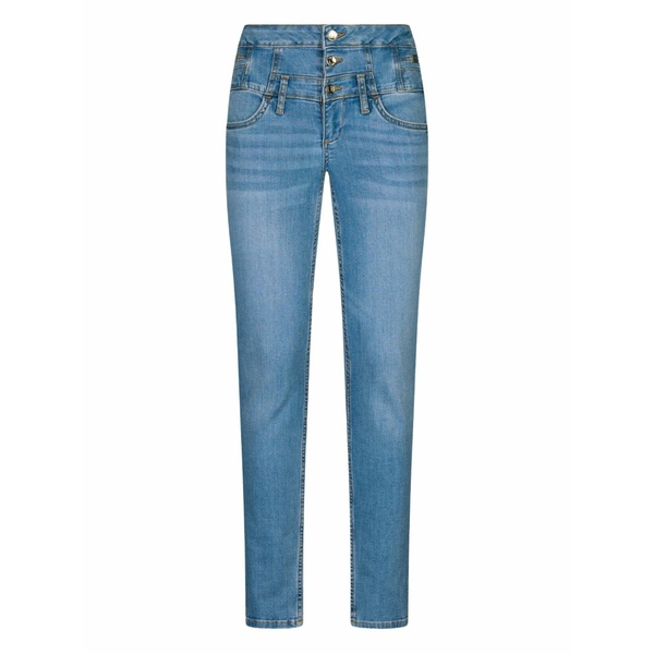 リュージョー レディース ジーンズズボン下 ボトムス High-waist skinny-cut jeans Blue