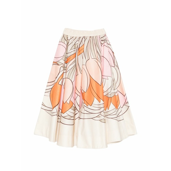 ラ・ダブル・ジェイ レディース スコート ボトムス Balerina floral-print MIDI skirt Neutrals