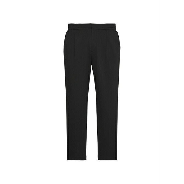 カルバンクライン メンズ 心地よいズボン下 ボトムス Elasticated-waistband trousers Black