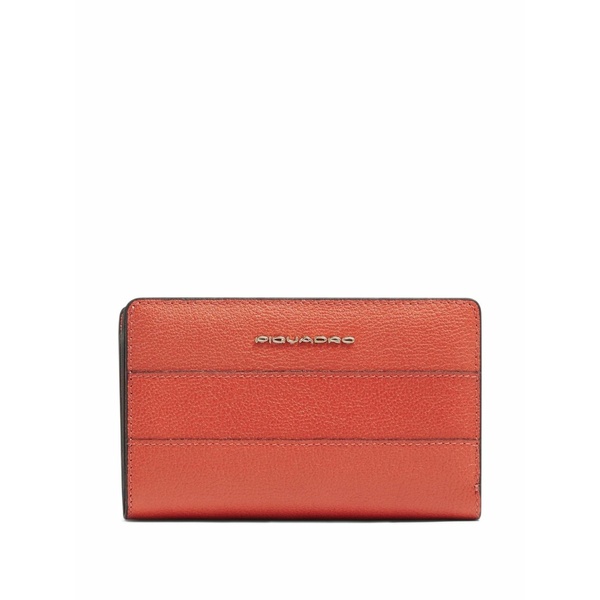 ピークアドロ  レディース 紙入れ 付属品 Bifold leather wallet Orange