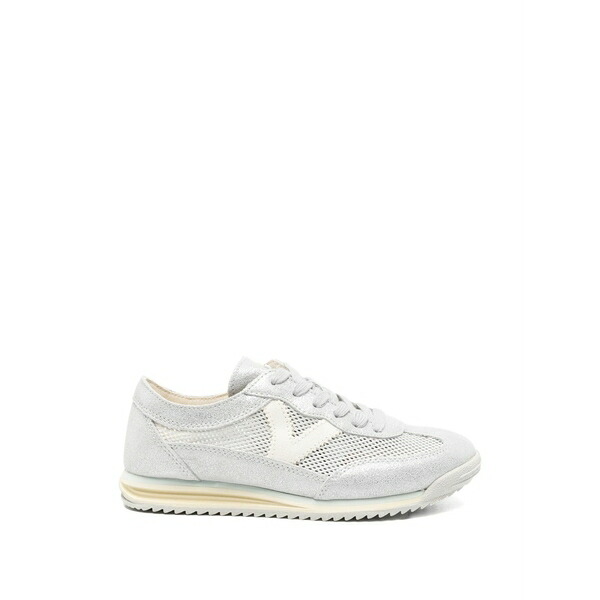ビクトリア レディース スニーカー シューズ Perforated-detail leather sneakers Grey