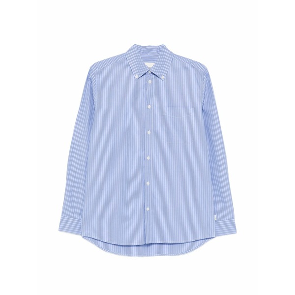 レ ドゥ メンズ プルオーバー トップス Striped shirt Blue