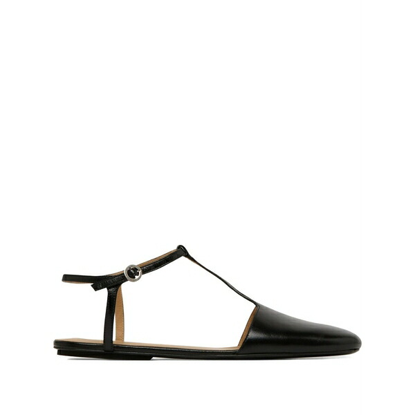 マーシャル  レディース パンプス シューズ Distesa leather flat pumps Black