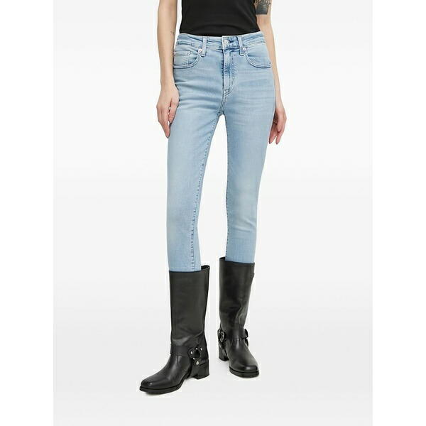 リーヴァイズジーンズ レディース ジーンズズボン下 ボトムス 721 raw-cut skinny-cut jeans Blue