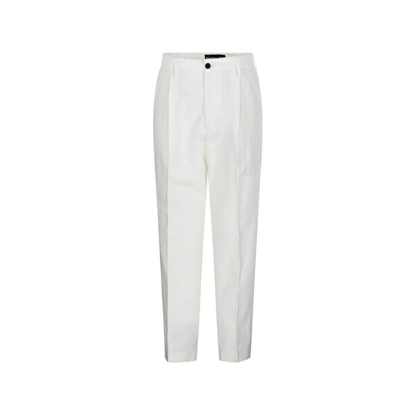 デパートメントファイブ メンズ 心地好いズボン下 ボトムス Pleated trousers White