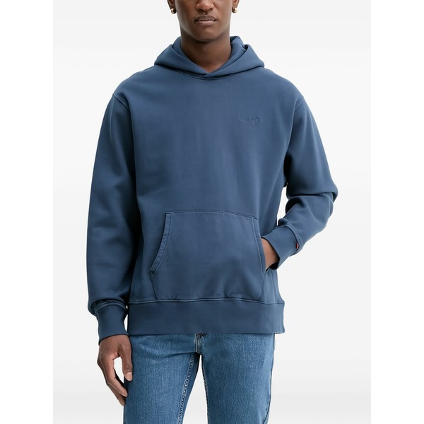 リーヴァイズジーンズ メンズ パーカー・スウェットシャツ アウター Authentic logo hoodie Blue