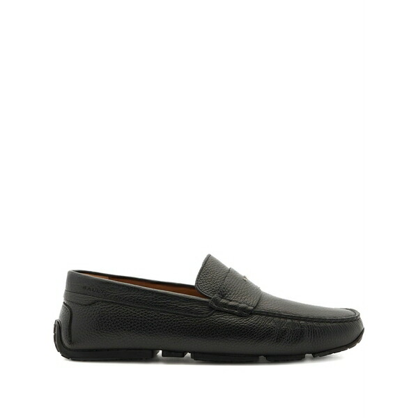 バリー メンズ スリッポン・ローファー シューズ Leather loafers Black