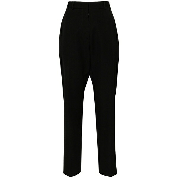 ランバン レディース カジュアルパンツ ボトムス Tapered trousers Black｜asty