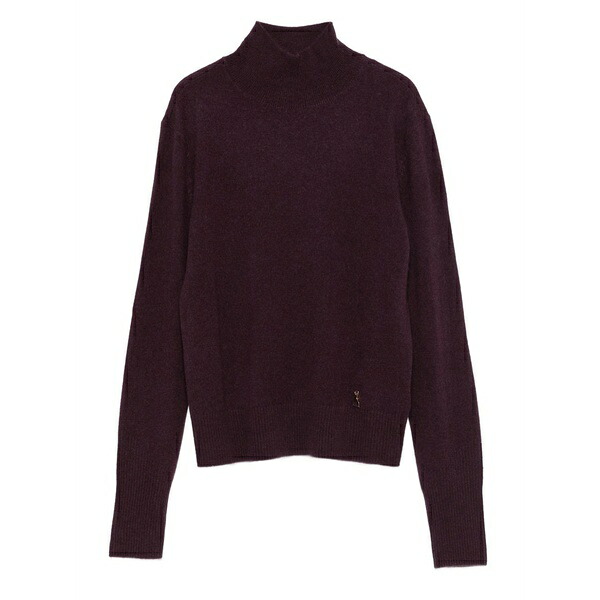 パトリツィア ペペ レディース 編み物\u0026スウェーター アウター Turtleneck cashmere sweater Purple