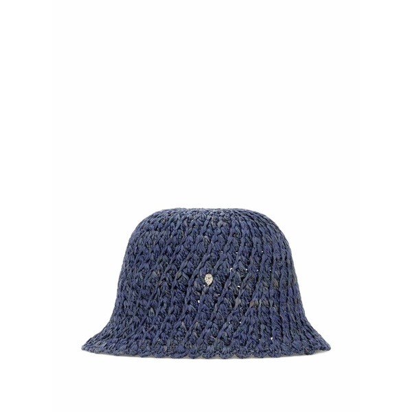ヘレンカミンスキー レディース かぶり笠 添え物 Rio raffia bucket hat Blue