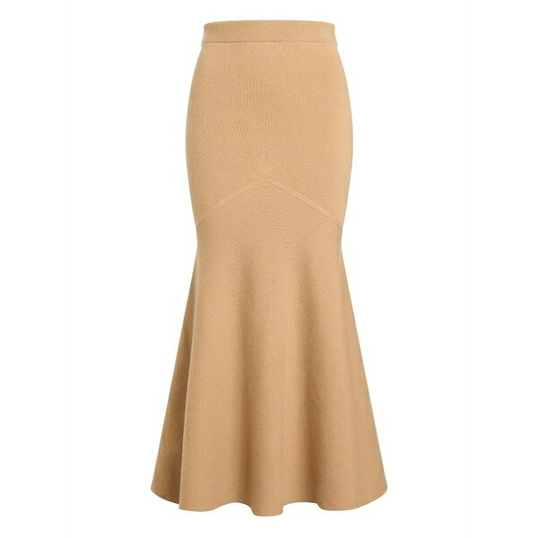 ジャンパトゥ レディース スコート ボトムス Fishtail wool skirt Brown
