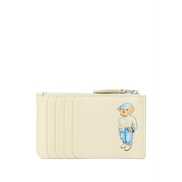 ラルフローレン レディース 紙入れ 付属品 Polo bear card holder  Neutrals