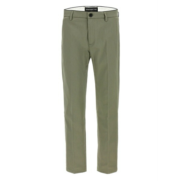 デパートメントファイブ メンズ 心地好いズボン下 ボトムス Prince straight-leg trousers Green