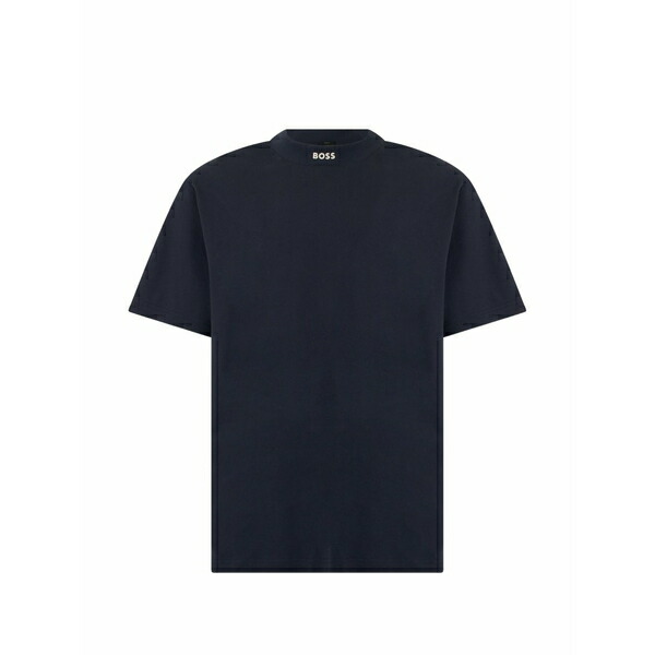 ボス メンズ Tシャツ トップス Crewneck t-shirt Blue|asty