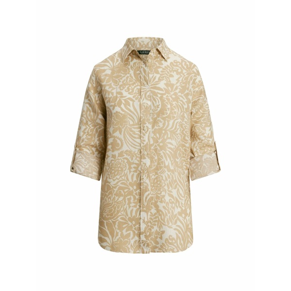 ラルフローレン レディース プルオーバー トップス Floral shirt Neutrals