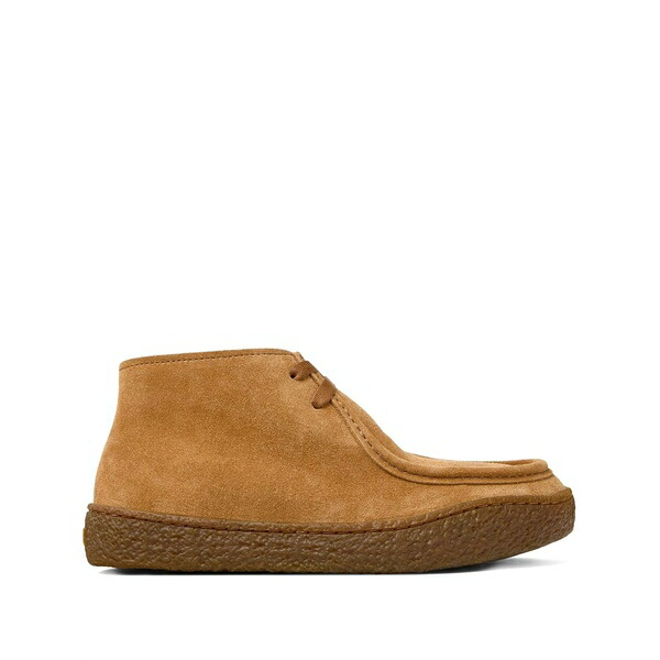 カンペール レディース ブーツ シューズ Peu terreno suede lace-up boots Brown