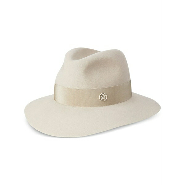 メゾンミッシェル  レディース 鳥打ち帽 付属物 Henrietta fedora hat Neutrals