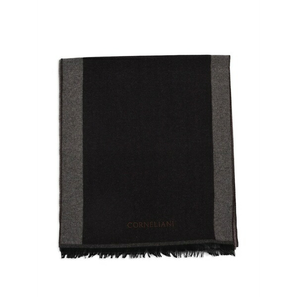 コルネリアーニ メンズ えり巻き・袈裟・えり巻き 付属物 Striped cashmere scarf Black