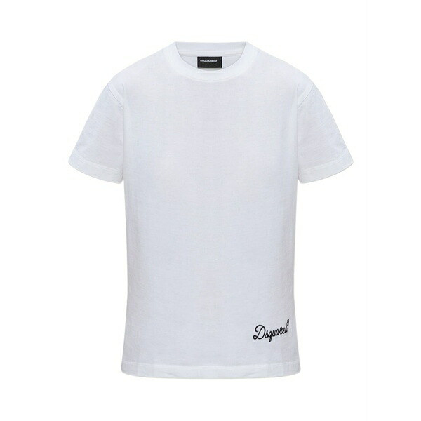 ディースクエアード レディース プルオーバー トップス Round-neck t-shirt White