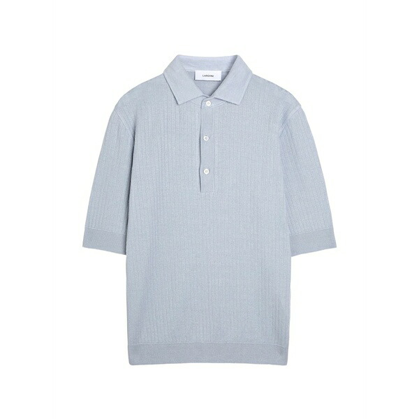 ラルディーニ メンズ スポーツシャツ トップス Buttoned polo shirt Blue