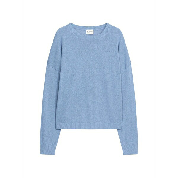 クローズド レディース ニット&セーター アウター Crew-neck sweatshirt Blue｜asty