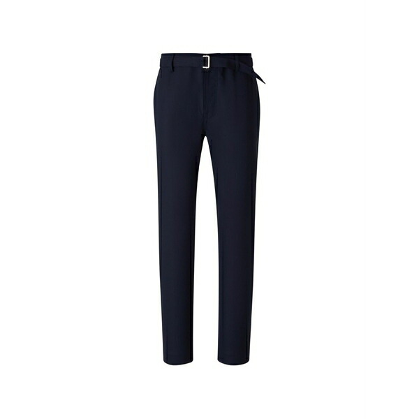 カナーリ メンズ カジュアルパンツ ボトムス Belted trousers Blue｜asty