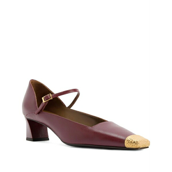 ジュゼッペザノッティ レディース パンプス シューズ Ankle-strap metallic-toe pumps Red