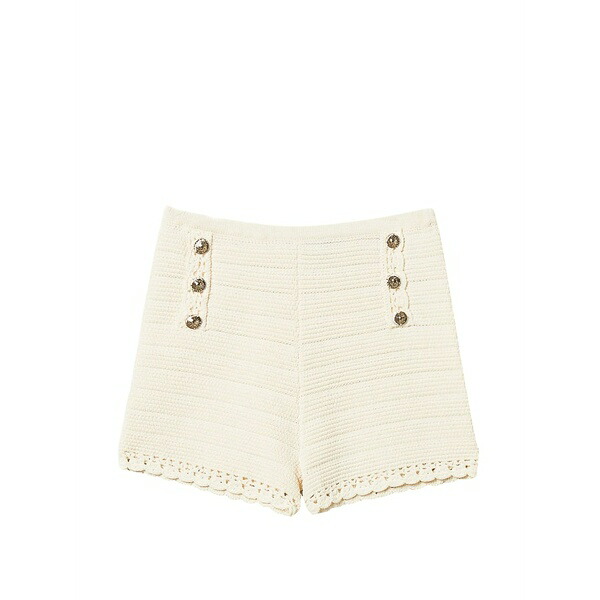 ツインセット レディース カジュアルパンツ ボトムス Crochet-knit shorts Neutrals｜asty 46,680円