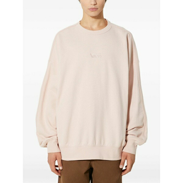 バンズ メンズ パーカー・スウェットシャツ アウター Logo-embroidered sweatshirt Pink