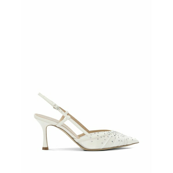 ニナリル レディース パンプス シューズ Amy crystal-embellished pumps White