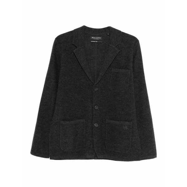 マルコポーロ メンズ 上衣＆上衣 アウター Patch-pocket blazer Grey