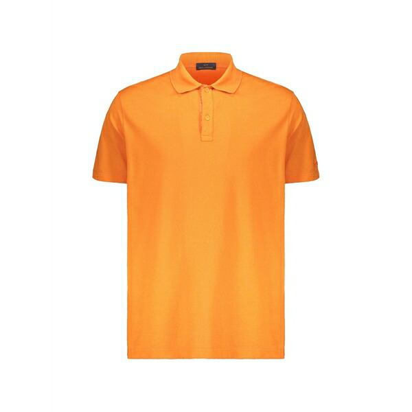 ポールアンドシャーク メンズ スポーツシャツ トップス Buttoned polo shirt Orange