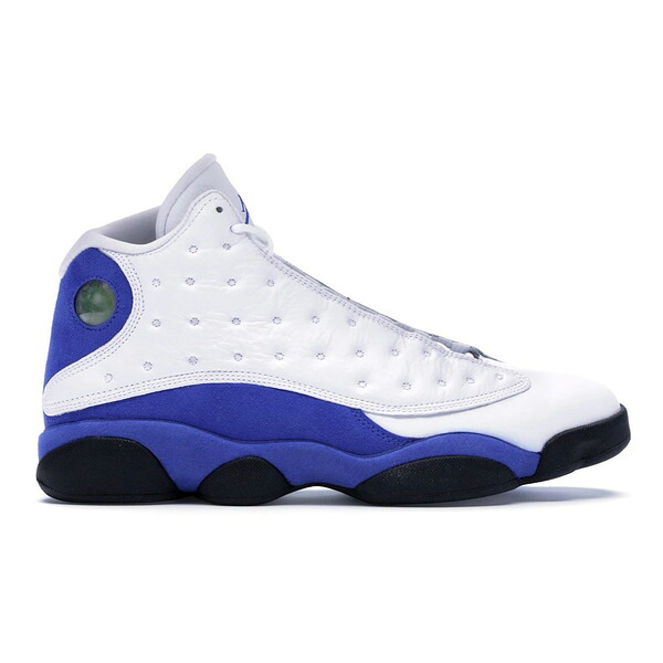 Jordan ジョーダン メンズ スニーカー 【Jordan 13 Retro White Hyper Royal Black】 サイズ US_11.5(29.5cm) White/Hyper Royal-Black|asty