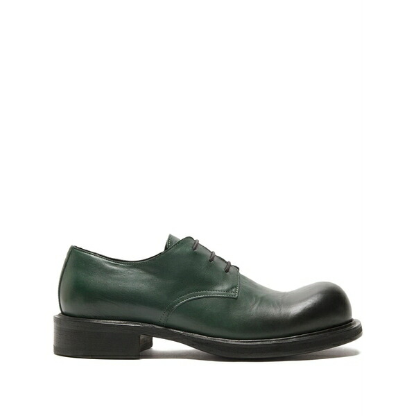 アクネ ストゥディオズ メンズ ドレスシューズ シューズ Leather derby shoes Green｜asty