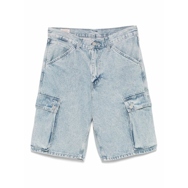 リーヴァイズジーンズ メンズ 心地好いズボン下 ボトムス  478芒聞 denim shorts Blue