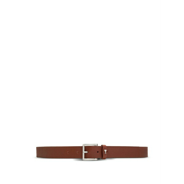意中の女 メンズ 三尺帯 添え物 Paris paris leather belt Brown