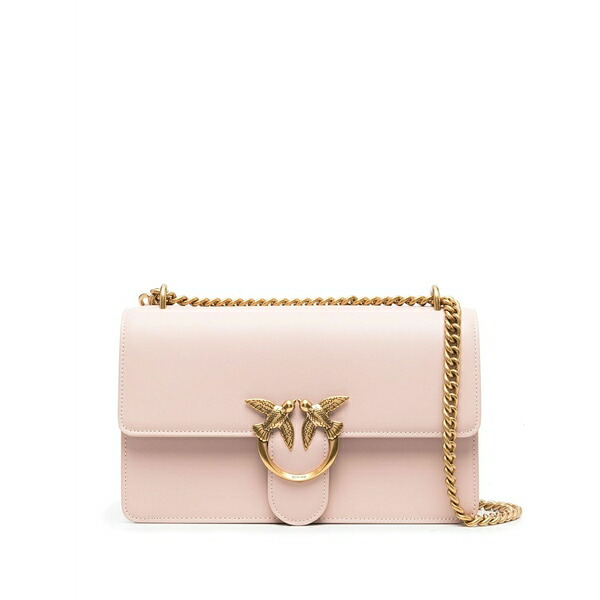 ピンコ レディース ショルダーバッグ 御徒面子 Love one simply cross body bag Pink