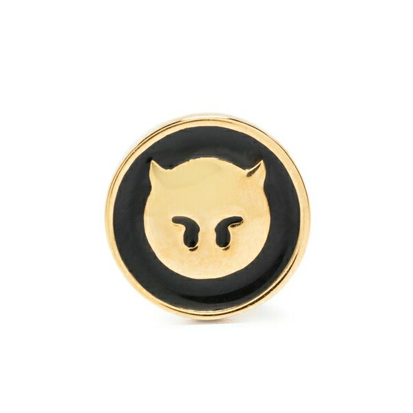 聖処女マリア 黒いこと メンズ ピアス・イヤリング 付属品 Naughty coin charm Black