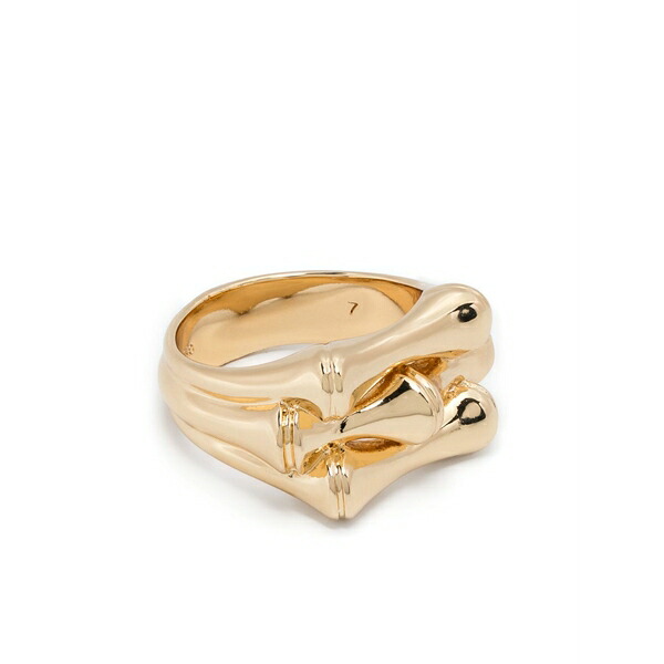 エディーボルゴ レディース リング アクセサリー Bambu signet ring Gold｜asty