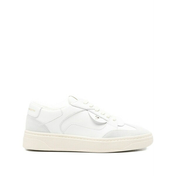 ジュゼッペザノッティ レディース スニーカー シューズ Leather panelled sneakers White
