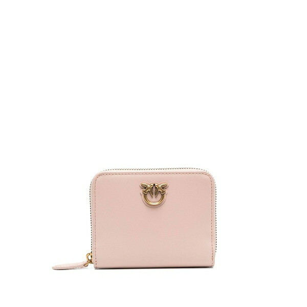 ピンコ レディース 紙入れ 付属品 Love birds leather wallet  Pink